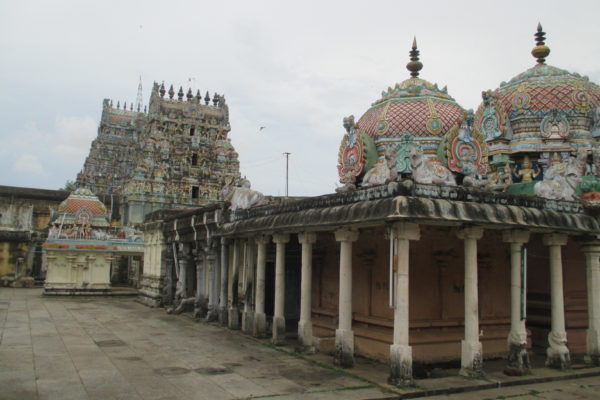 The Agnipureeswarar Temple gopuras