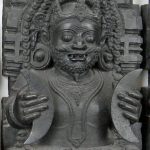A statue of Rahu_rahu and ketu